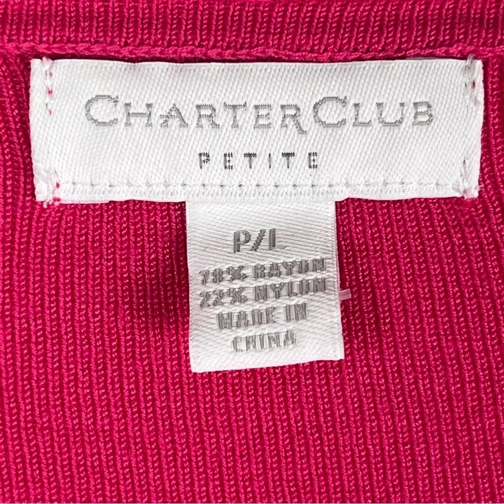Charter Club neck button